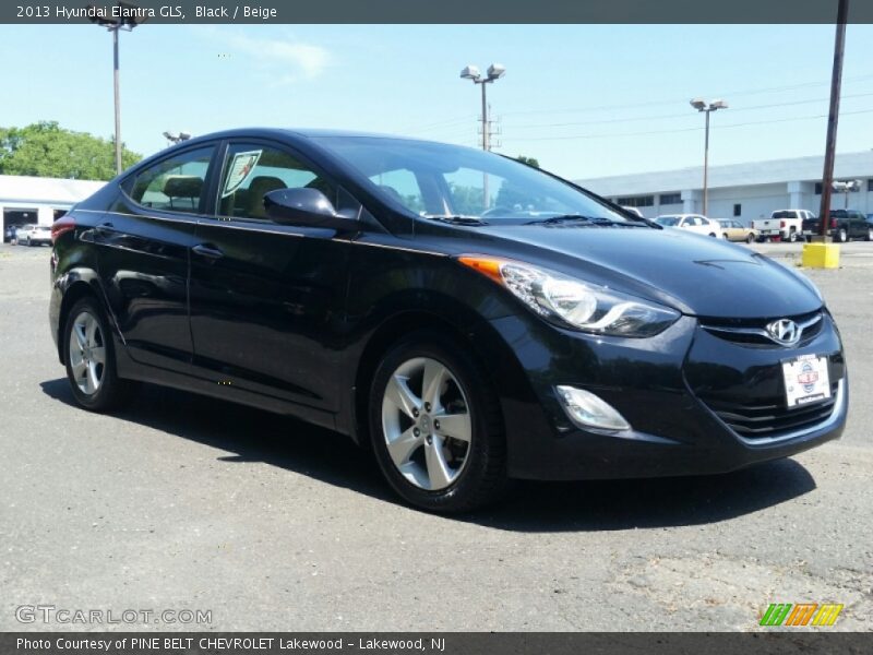 Black / Beige 2013 Hyundai Elantra GLS