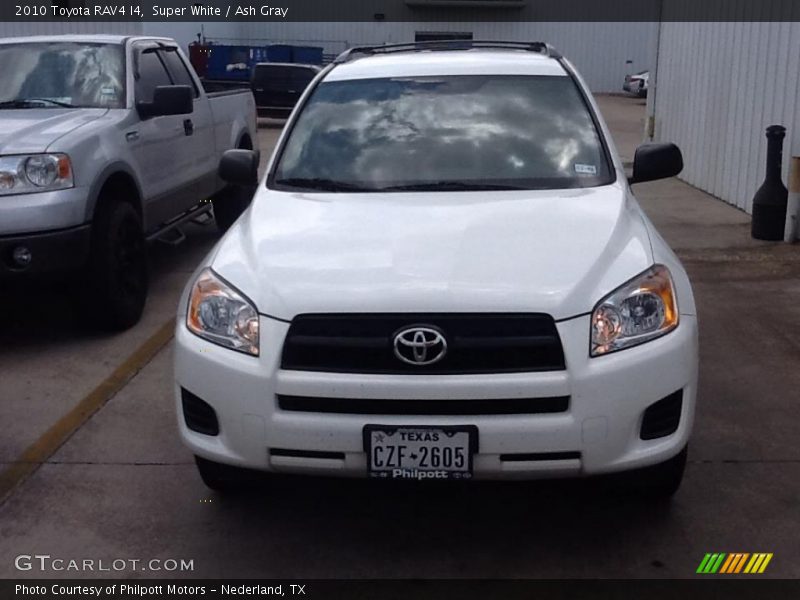 Super White / Ash Gray 2010 Toyota RAV4 I4