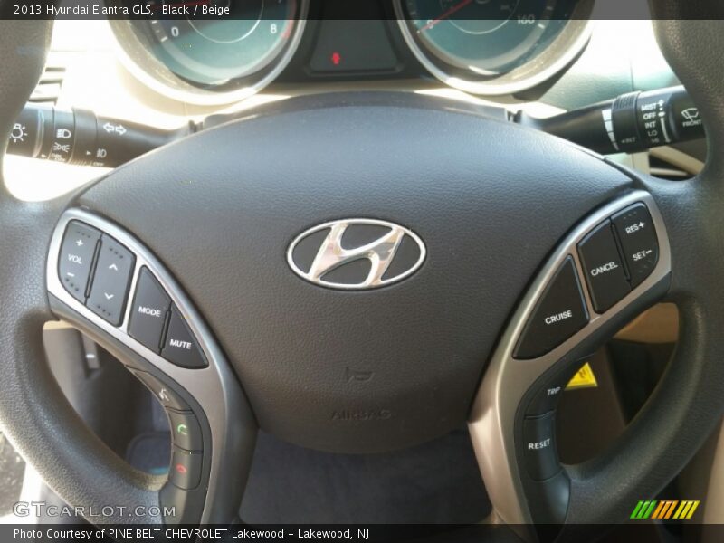 Black / Beige 2013 Hyundai Elantra GLS