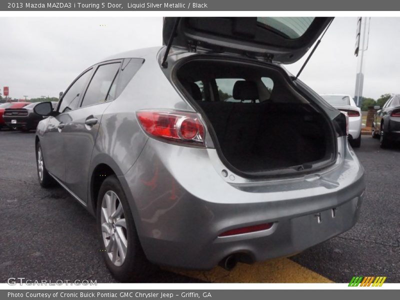 Liquid Silver Metallic / Black 2013 Mazda MAZDA3 i Touring 5 Door