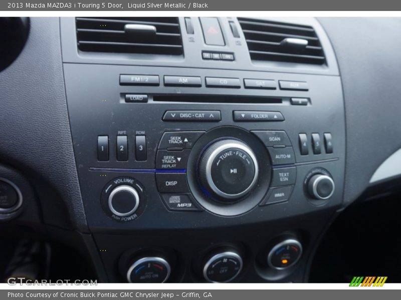 Liquid Silver Metallic / Black 2013 Mazda MAZDA3 i Touring 5 Door