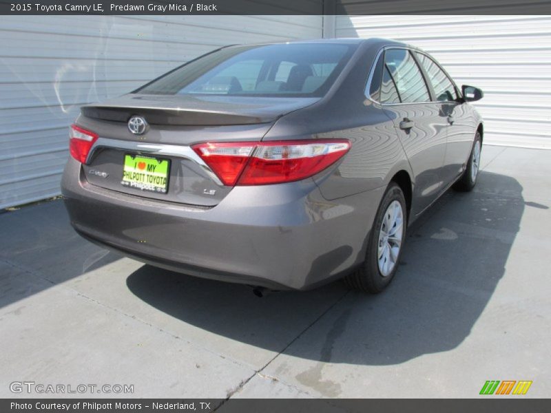 Predawn Gray Mica / Black 2015 Toyota Camry LE