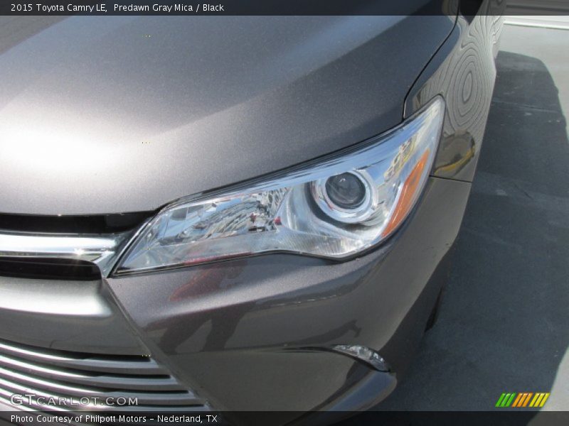 Predawn Gray Mica / Black 2015 Toyota Camry LE
