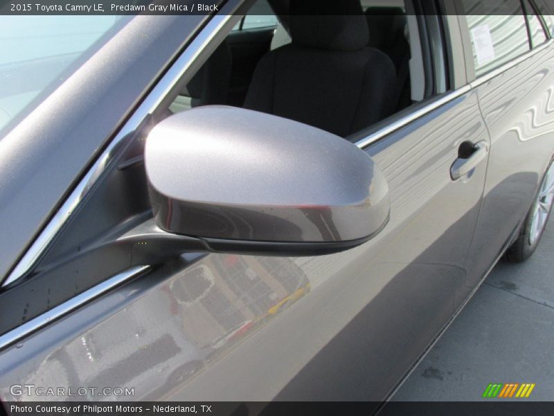 Predawn Gray Mica / Black 2015 Toyota Camry LE