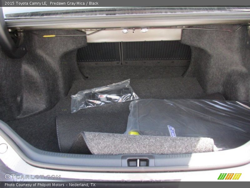Predawn Gray Mica / Black 2015 Toyota Camry LE
