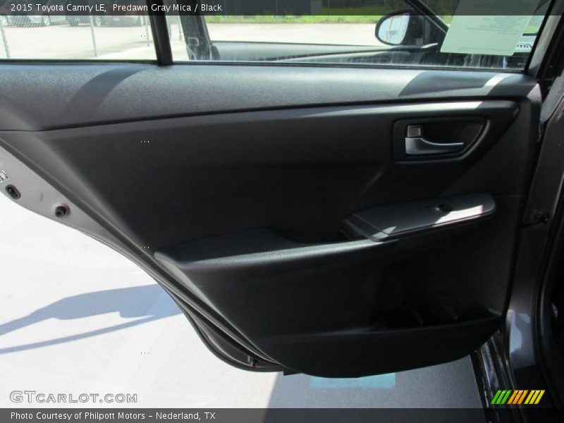 Predawn Gray Mica / Black 2015 Toyota Camry LE