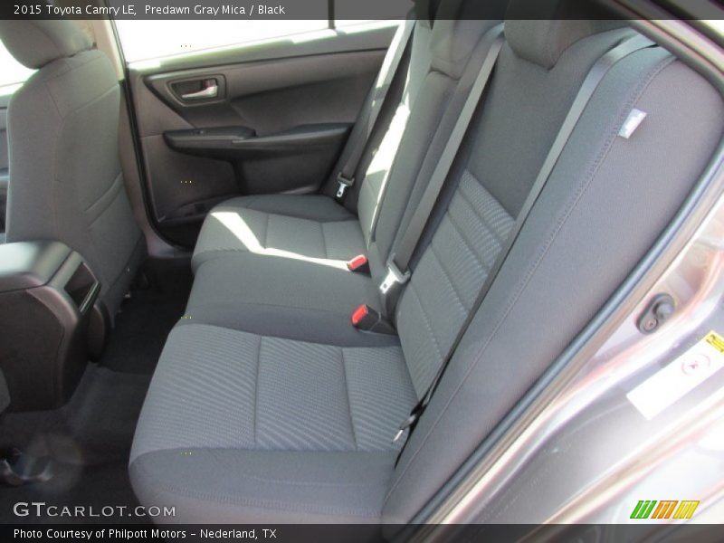 Predawn Gray Mica / Black 2015 Toyota Camry LE
