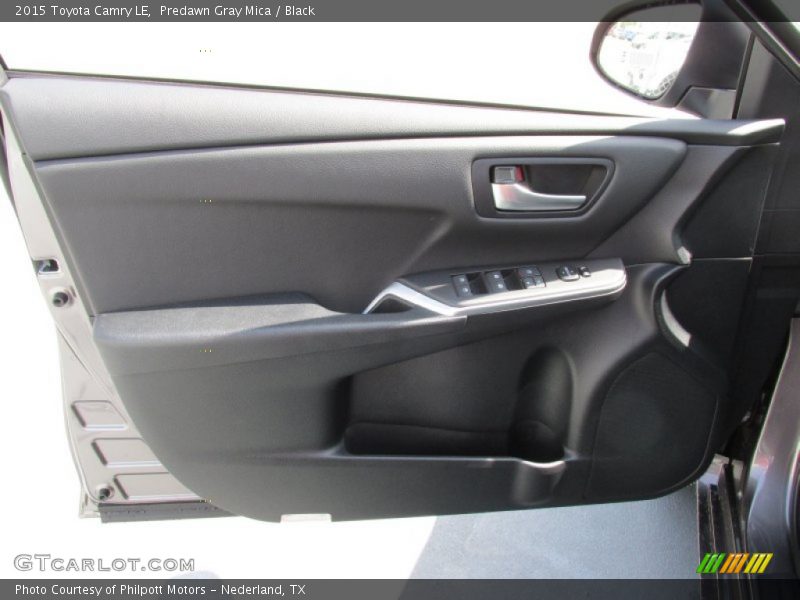 Predawn Gray Mica / Black 2015 Toyota Camry LE