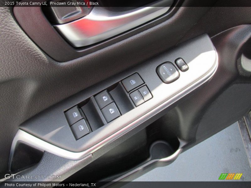 Predawn Gray Mica / Black 2015 Toyota Camry LE