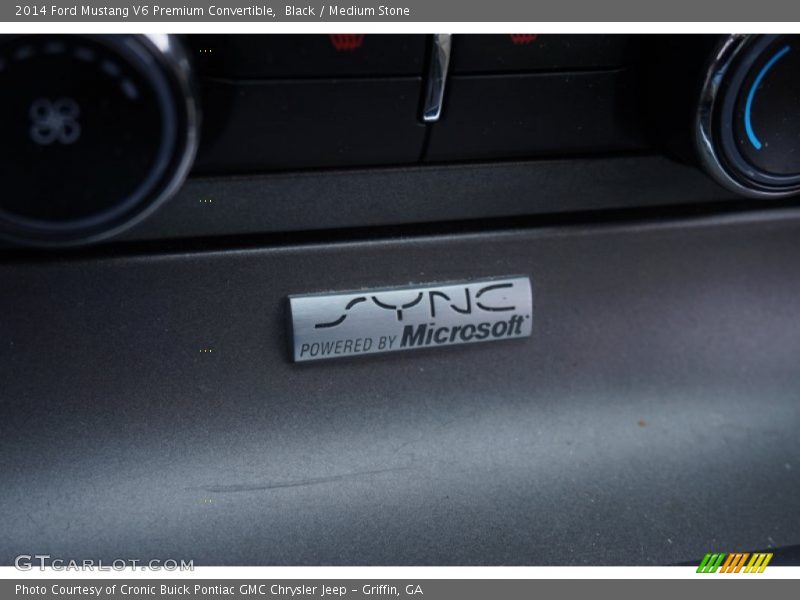Black / Medium Stone 2014 Ford Mustang V6 Premium Convertible