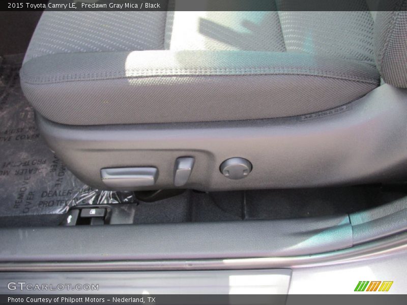 Predawn Gray Mica / Black 2015 Toyota Camry LE