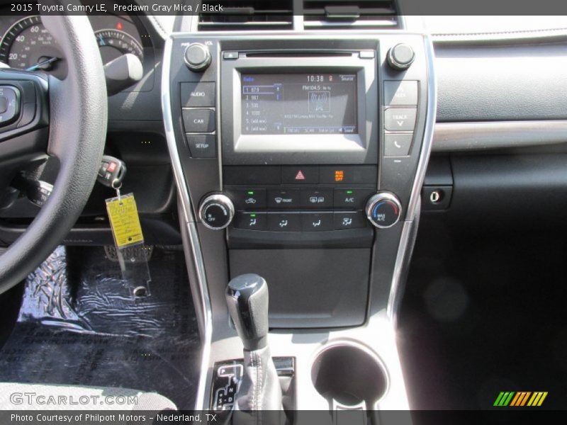 Predawn Gray Mica / Black 2015 Toyota Camry LE
