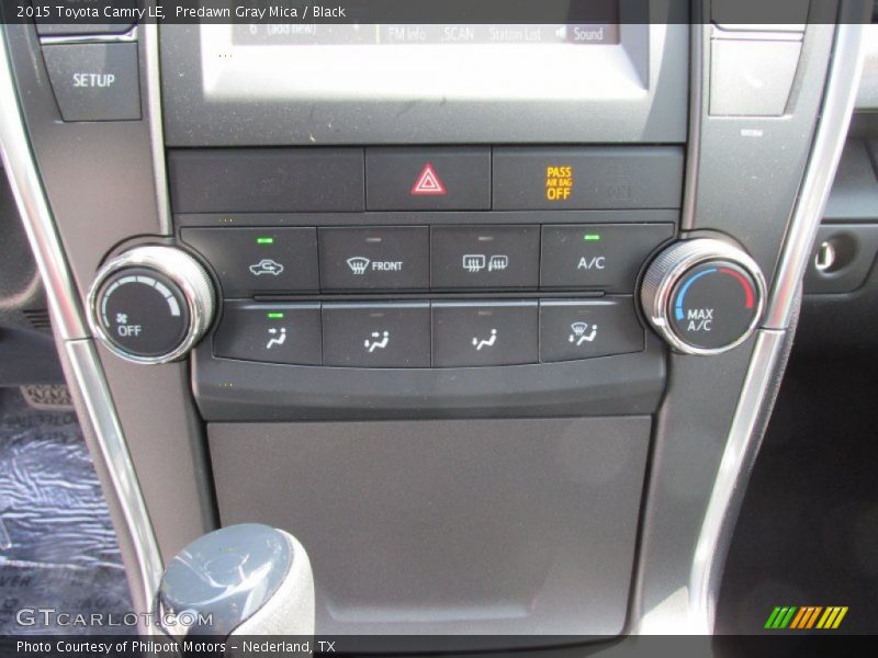 Predawn Gray Mica / Black 2015 Toyota Camry LE