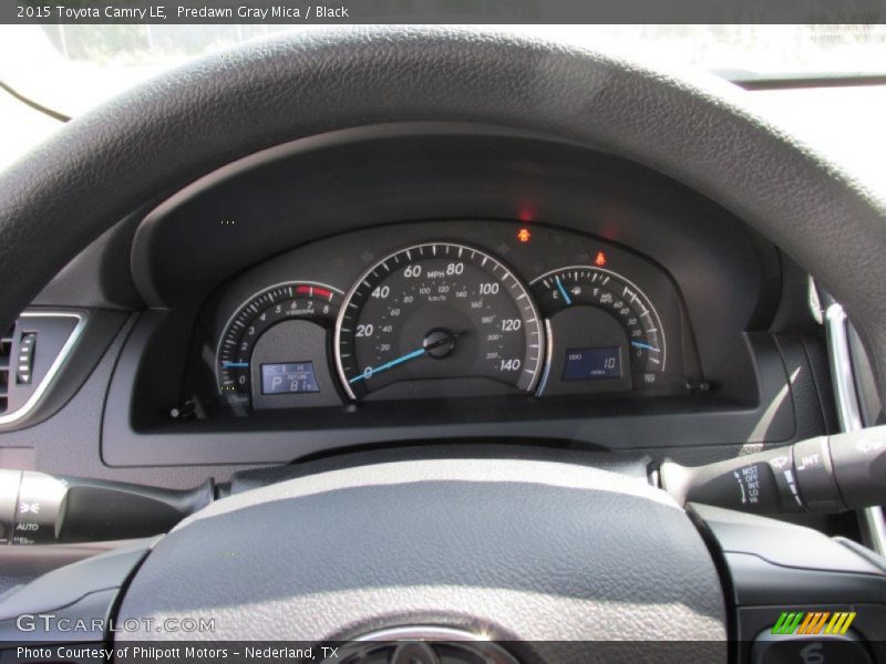 Predawn Gray Mica / Black 2015 Toyota Camry LE