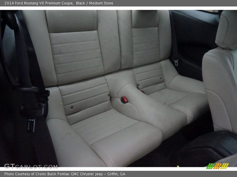 Black / Medium Stone 2014 Ford Mustang V6 Premium Coupe