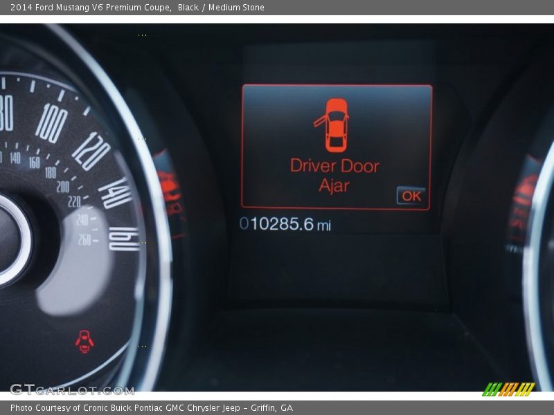 Black / Medium Stone 2014 Ford Mustang V6 Premium Coupe