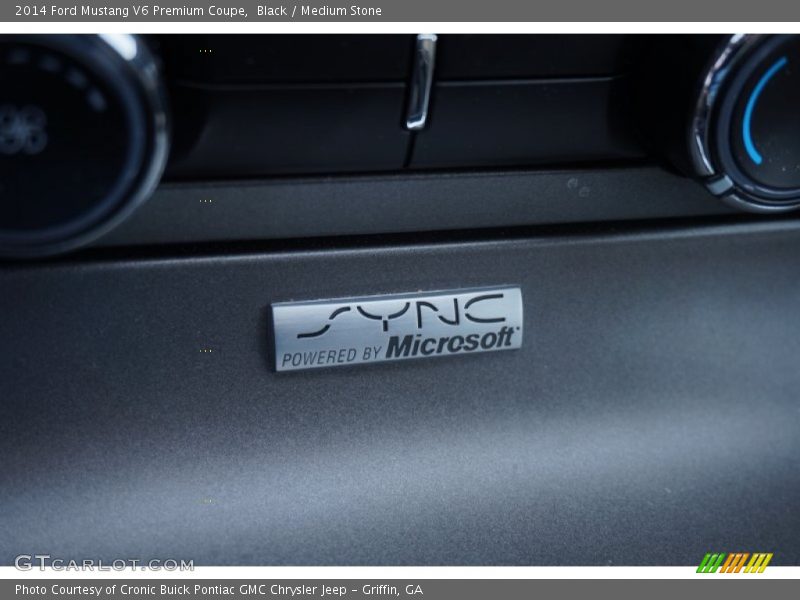 Black / Medium Stone 2014 Ford Mustang V6 Premium Coupe