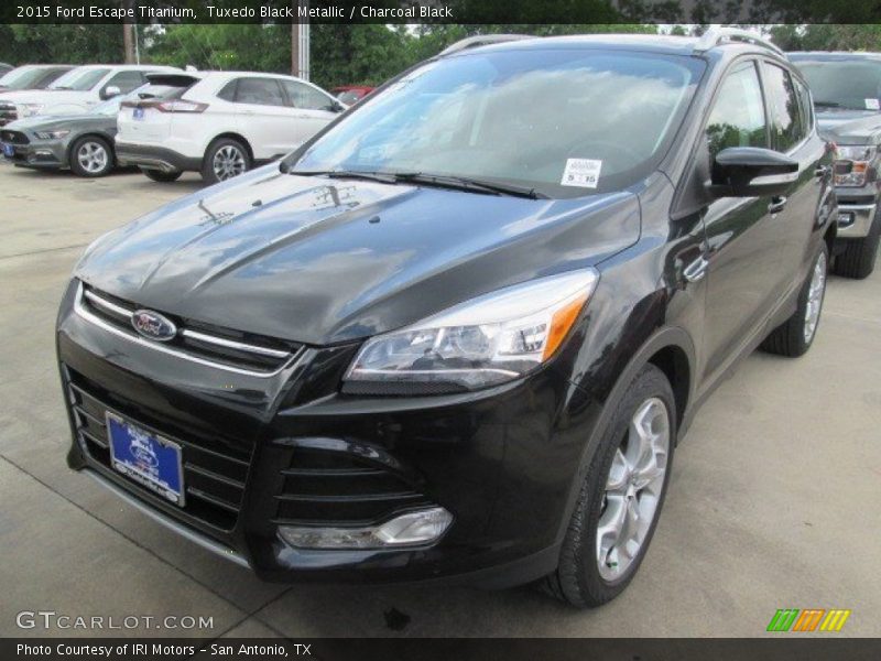 Tuxedo Black Metallic / Charcoal Black 2015 Ford Escape Titanium