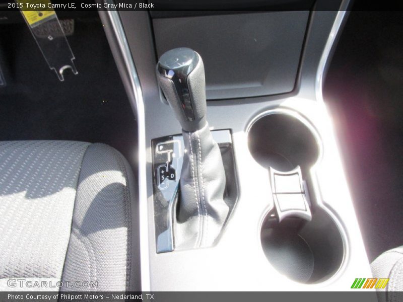 Cosmic Gray Mica / Black 2015 Toyota Camry LE