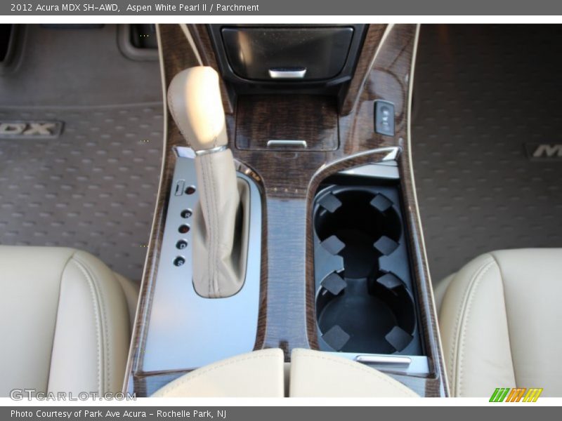 Aspen White Pearl II / Parchment 2012 Acura MDX SH-AWD