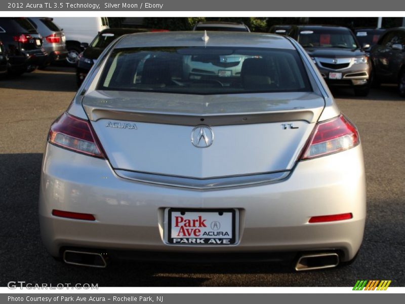 Silver Moon / Ebony 2012 Acura TL 3.5 Technology