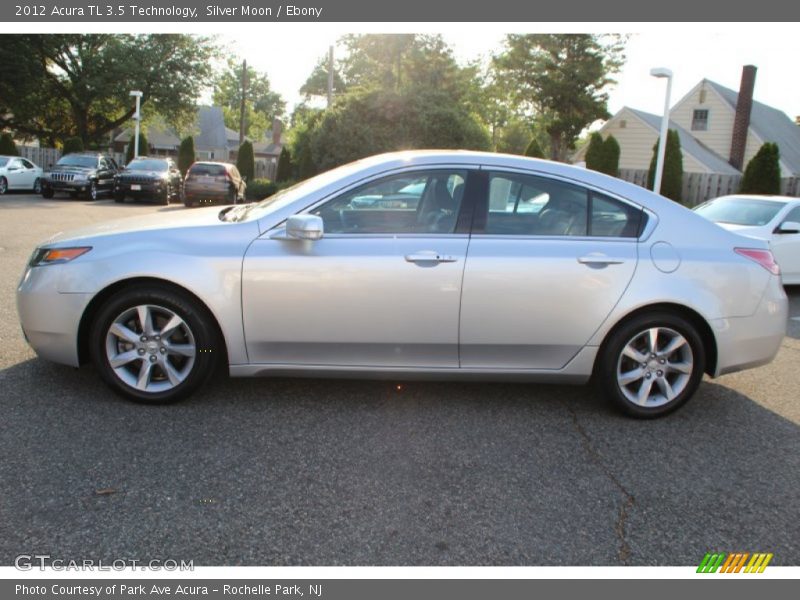 Silver Moon / Ebony 2012 Acura TL 3.5 Technology