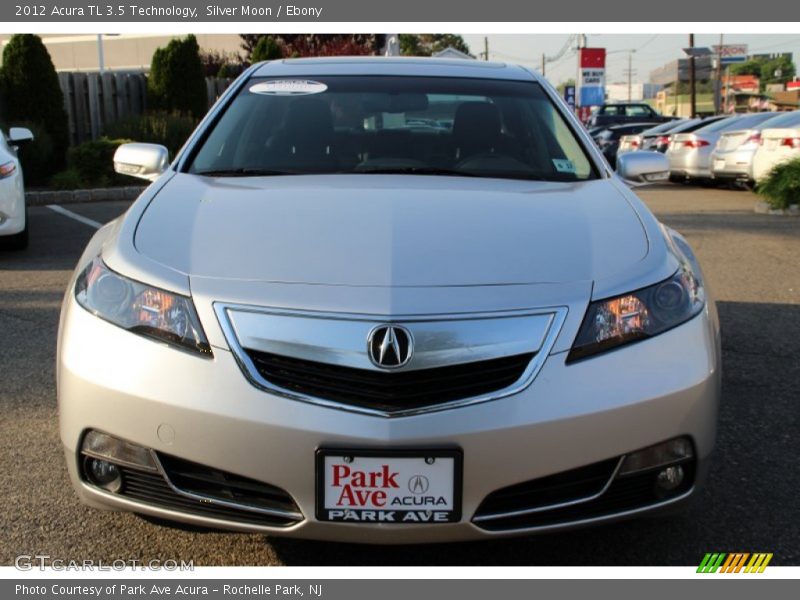Silver Moon / Ebony 2012 Acura TL 3.5 Technology