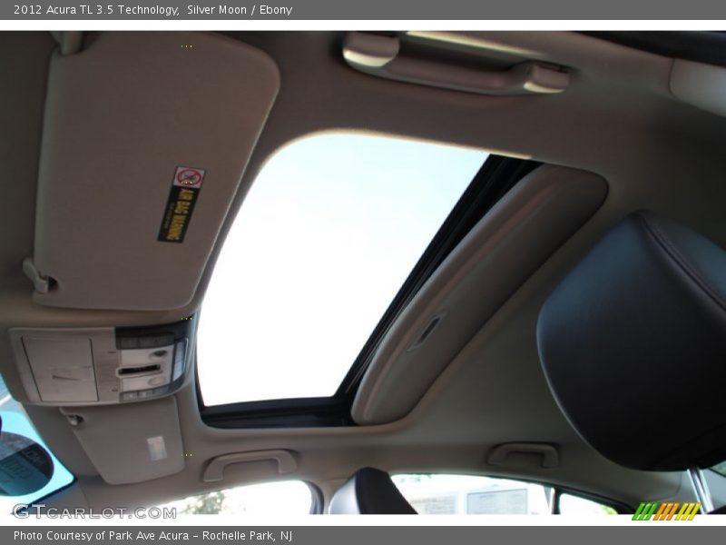 Silver Moon / Ebony 2012 Acura TL 3.5 Technology