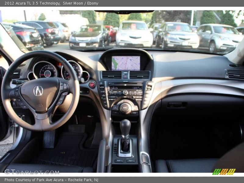 Silver Moon / Ebony 2012 Acura TL 3.5 Technology