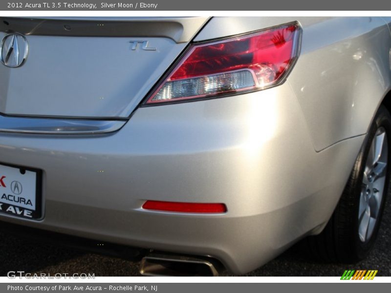 Silver Moon / Ebony 2012 Acura TL 3.5 Technology