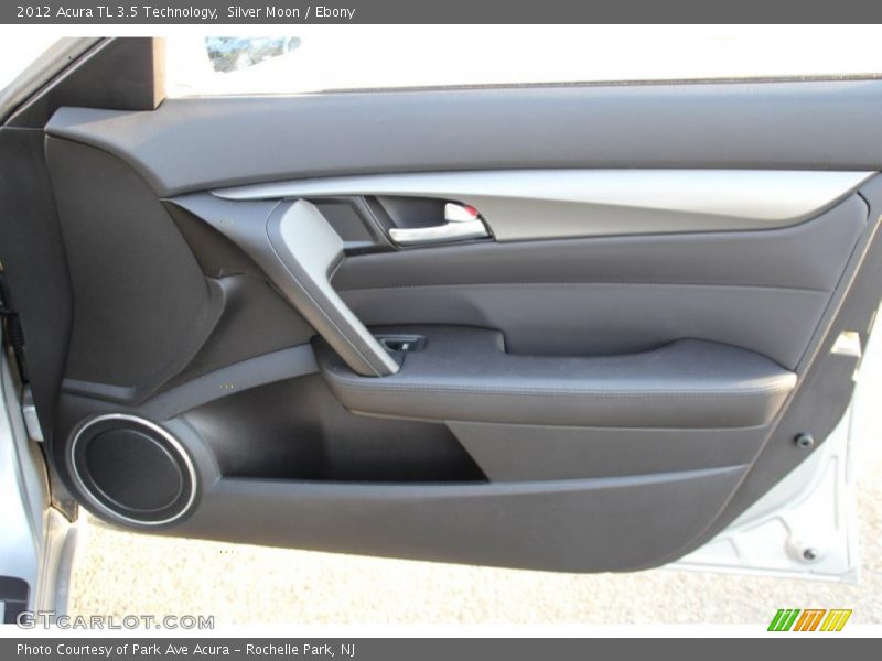 Silver Moon / Ebony 2012 Acura TL 3.5 Technology