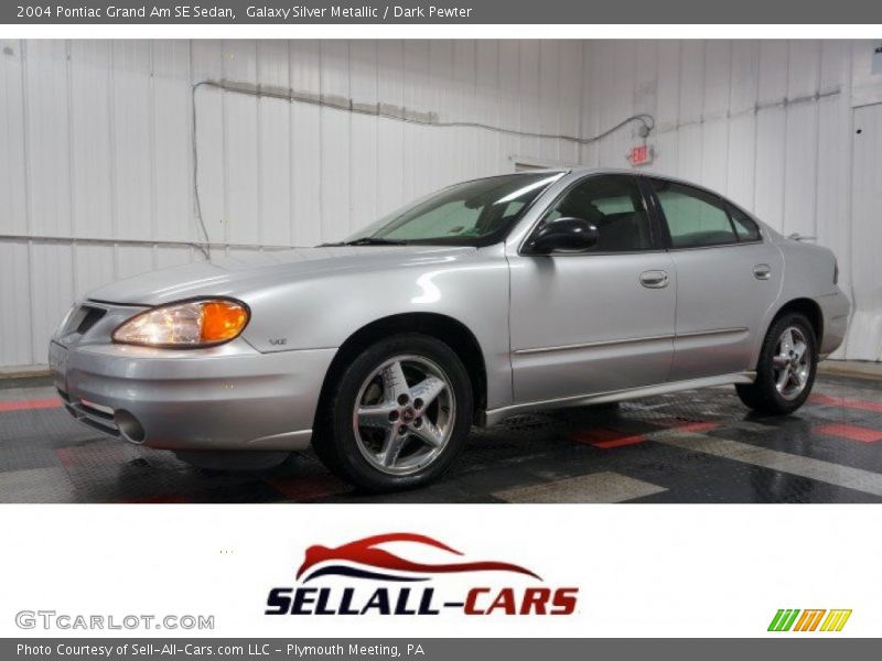 Galaxy Silver Metallic / Dark Pewter 2004 Pontiac Grand Am SE Sedan