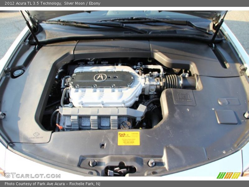 Silver Moon / Ebony 2012 Acura TL 3.5 Technology