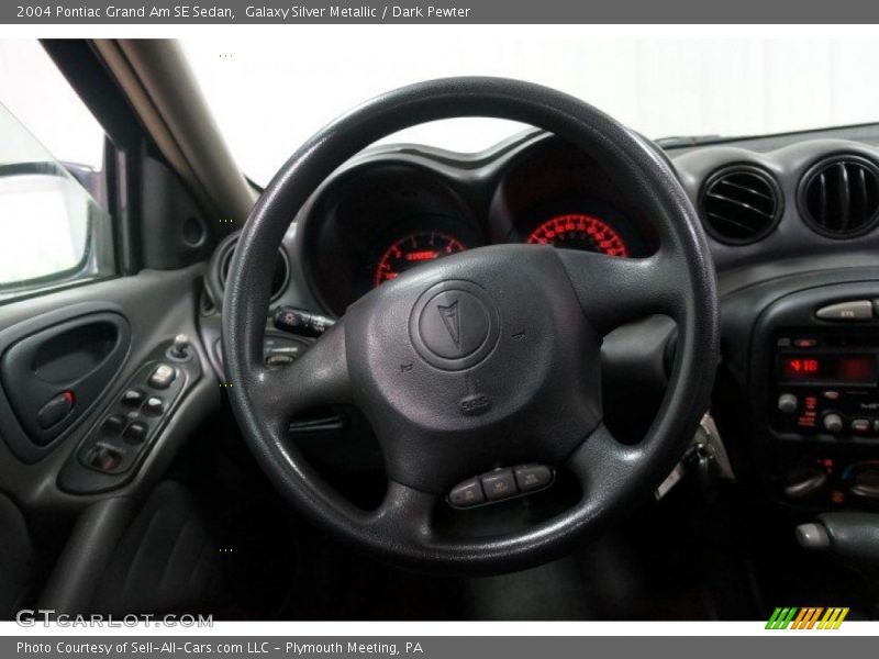 Galaxy Silver Metallic / Dark Pewter 2004 Pontiac Grand Am SE Sedan