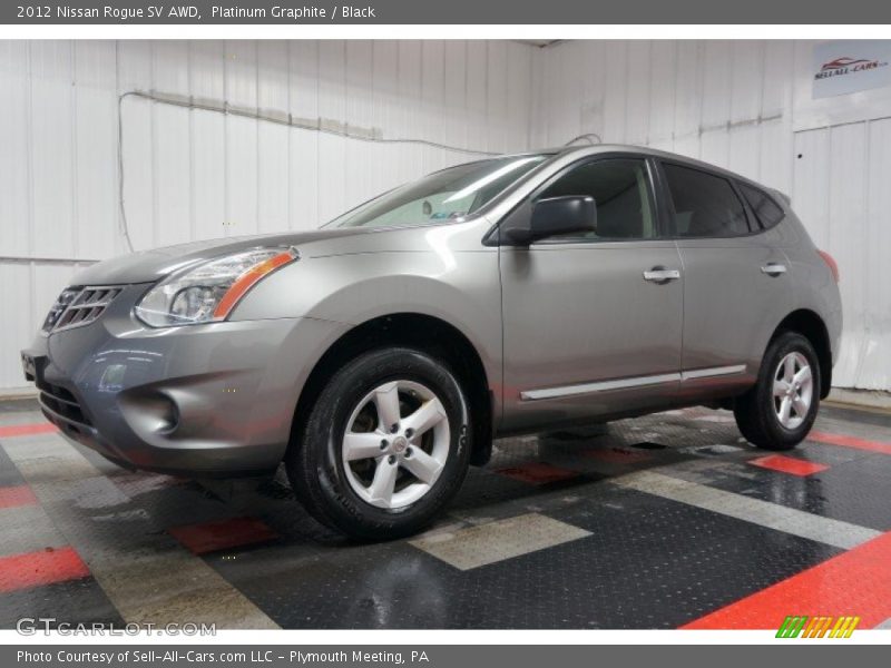 Platinum Graphite / Black 2012 Nissan Rogue SV AWD