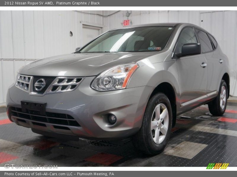 Platinum Graphite / Black 2012 Nissan Rogue SV AWD
