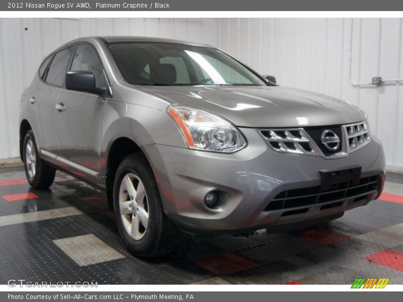 Platinum Graphite / Black 2012 Nissan Rogue SV AWD