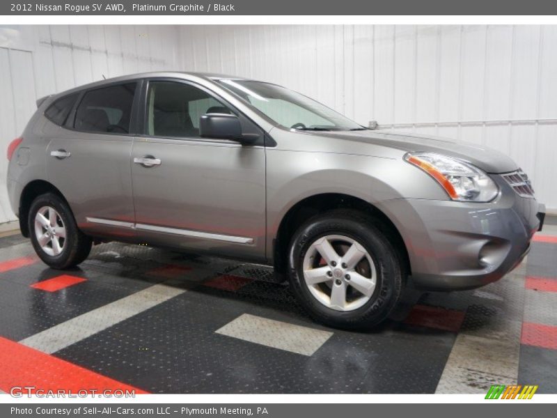 Platinum Graphite / Black 2012 Nissan Rogue SV AWD
