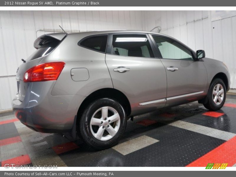 Platinum Graphite / Black 2012 Nissan Rogue SV AWD