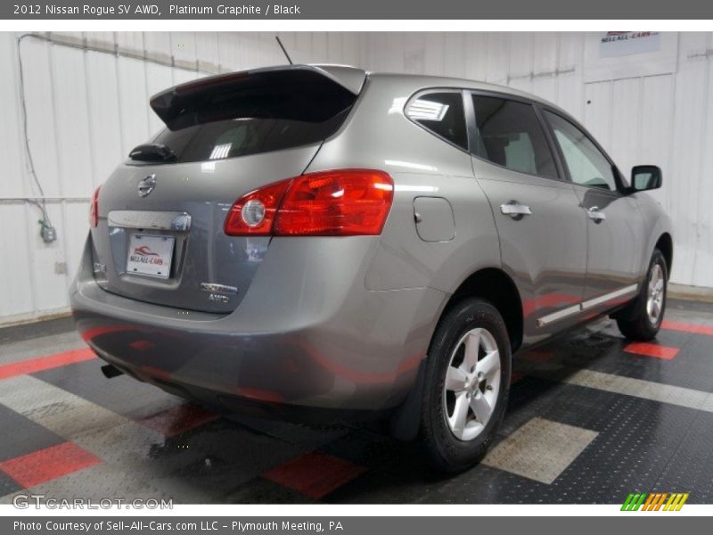 Platinum Graphite / Black 2012 Nissan Rogue SV AWD