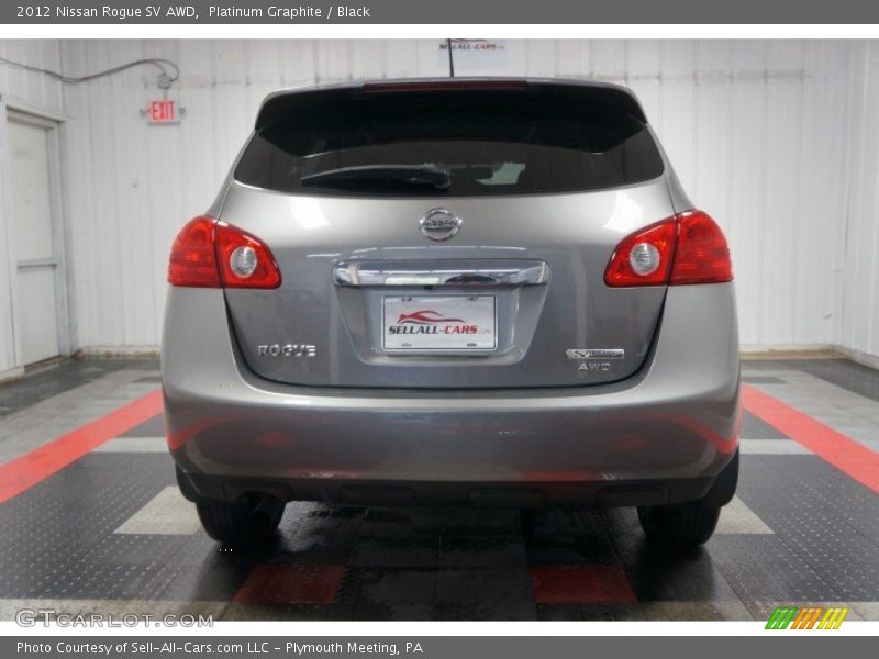 Platinum Graphite / Black 2012 Nissan Rogue SV AWD