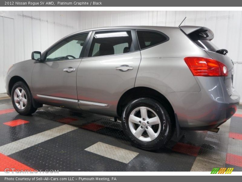 Platinum Graphite / Black 2012 Nissan Rogue SV AWD