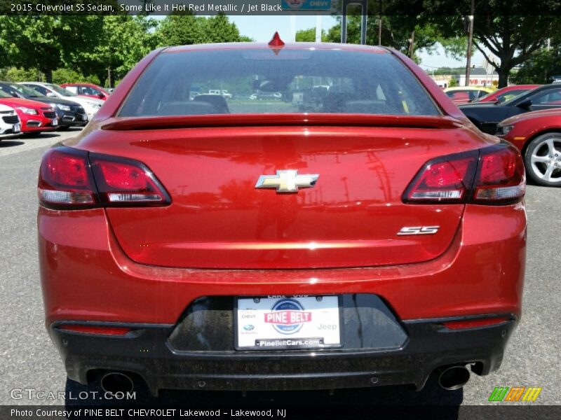 Some Like It Hot Red Metallic / Jet Black 2015 Chevrolet SS Sedan