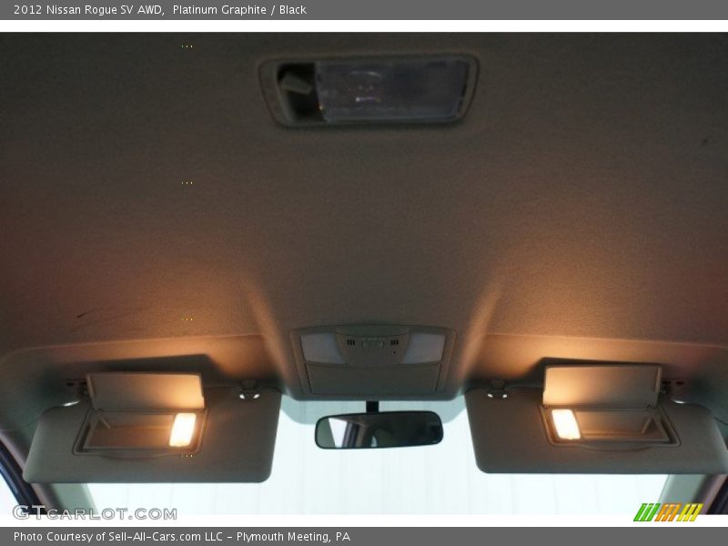 Platinum Graphite / Black 2012 Nissan Rogue SV AWD