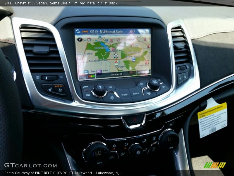 Navigation of 2015 SS Sedan