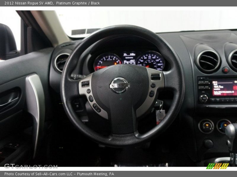 Platinum Graphite / Black 2012 Nissan Rogue SV AWD