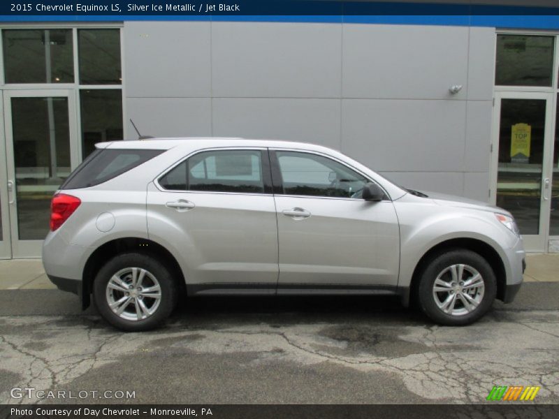 Silver Ice Metallic / Jet Black 2015 Chevrolet Equinox LS