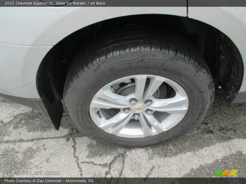 Silver Ice Metallic / Jet Black 2015 Chevrolet Equinox LS