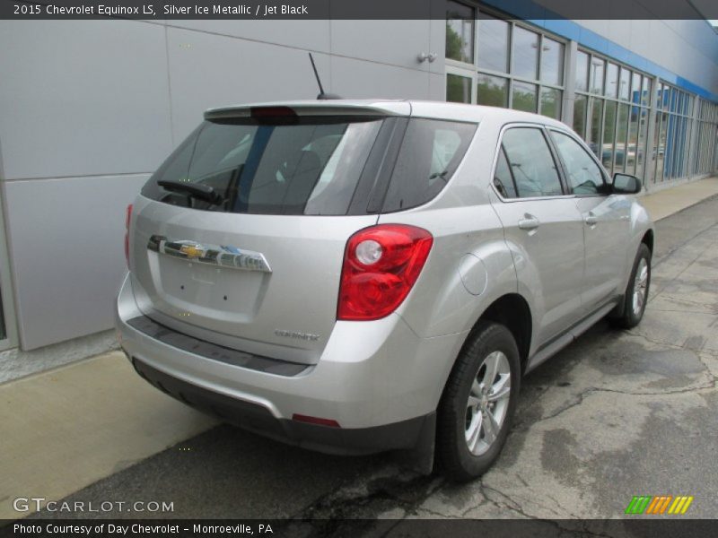 Silver Ice Metallic / Jet Black 2015 Chevrolet Equinox LS