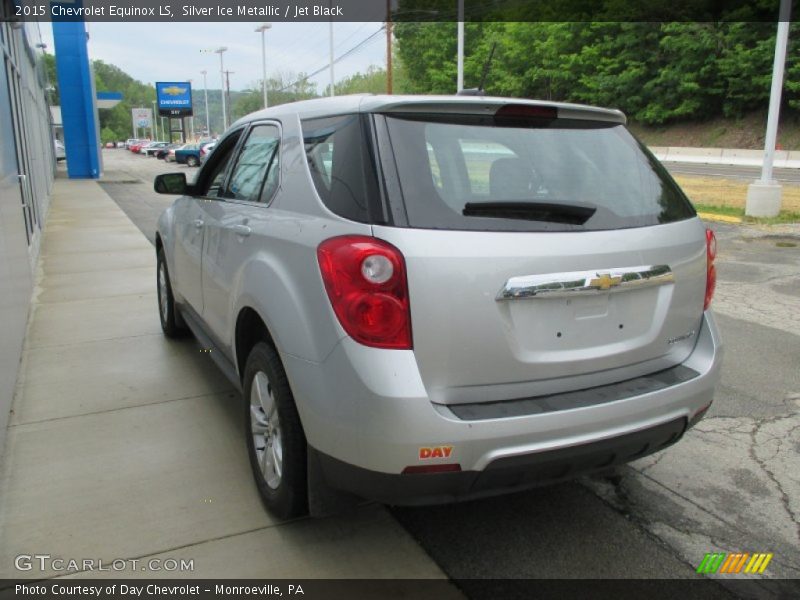 Silver Ice Metallic / Jet Black 2015 Chevrolet Equinox LS